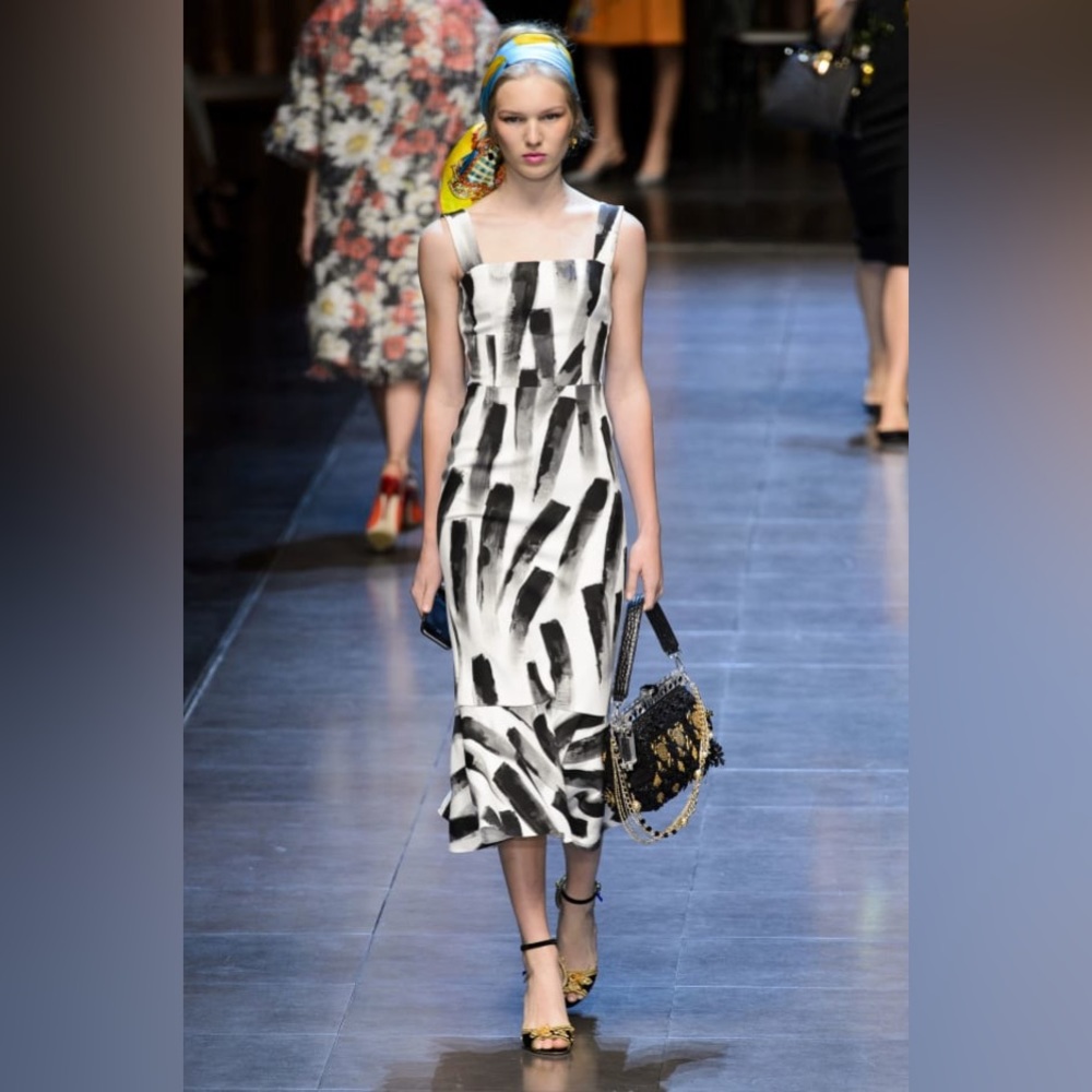 Dolce & Gabbana Black and White Dress